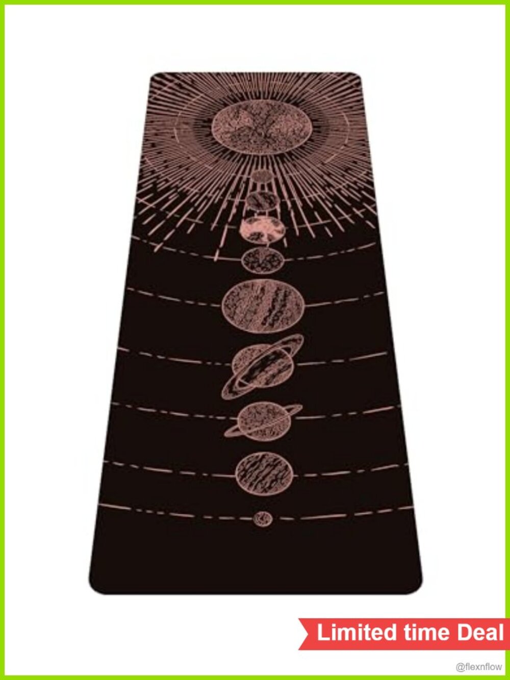 Non Slip Travel Yoga Mat Ultra Thin Foldable Fitness Workout Mat with Carry Bag